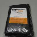 Black Plastic Table Cloth - 16 Pack 84" Round Disposable Tablecloths for Round Tables, Waterproof Table Cover for Holiday Parties & Gatherings