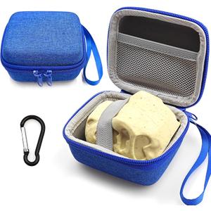Hard Case for Bitzee Jurassic World Interactive Dinosaur Toy with Carabiner, Protective Case Compatible with Bitzee Interactive Digital Pet (Blue)