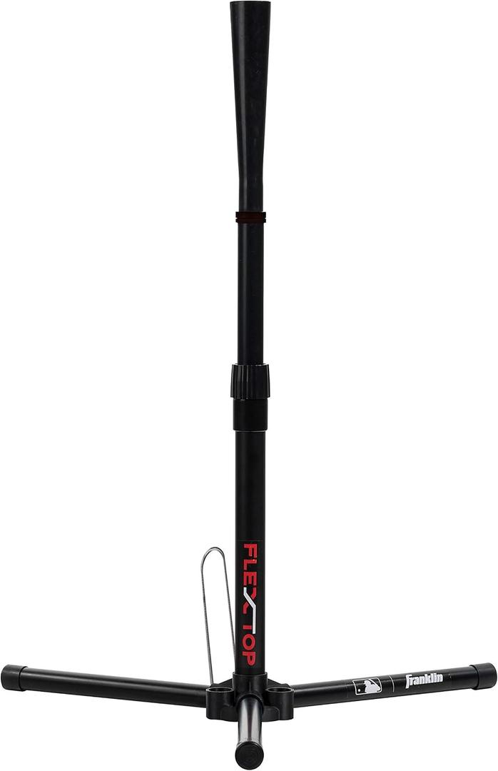 Franklin Sports MLB Flex Top Baseball Batting Tees - Portable Hitting Tees for Baseball, Teeball + Softball Practice - Kids + Adult Batting Tee Stands, Size 3
