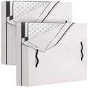 HOMESURE Single Pack Mattress Bags for Moving and Storage with 8 Handles - Semi-Transparent, King