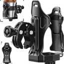 Anti-Theft Motorcycle Cup Holder, Extra Large Adjustable Size Bike Water Bottle Holder for 1.95-3.6" Diameter Bottles, Bicycle Drink Cage for Handlebar & Frame Fit Scooter, Stroller, ATV