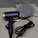 Hair Dryers for Women, CONFU Hair Dryer with Diffuser, Blow Dryers for Men, Hairdryer with Diffuser Attachment, Portable Lightweight Fast Drying Negative Ion Hairdryer for Home (Blue)