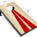 GoSports 2 ft x 1 ft Portable Size Cornhole Set - Ready To Play with 6 Bean Bags and 2 Conrhole Boards - Great for Indoor, Outdoor, Family Events, Game Nights, and Backyard Play