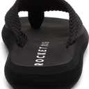 Rocket Dog womens Sunset Flip Flop, Black, 6 US