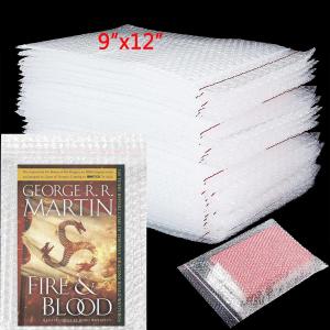 LOSYHU 9" x 12" Bubble Out Pouches Bags Wrap Cushioning Self Seal Clear Double Walled Bubble Cushioning Bags for Shipping, Packing, Storage, Moving (30 Pack)