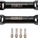 MEUS RACNIG 2pcs SCX10 Driveshafts for 1/10 RC Crawler Axial SCX10/Tamiya CCO1/Redcat Gen8 etc.. (75mm)