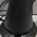 Gooseneck Electric Kettle with 1 Temperature Control for Pour Over Coffee & Tea, Quick Heating, BPA-Free Stainless Steel, Built-in Brew Timer, 1500W/0.9L (Onyx Black)