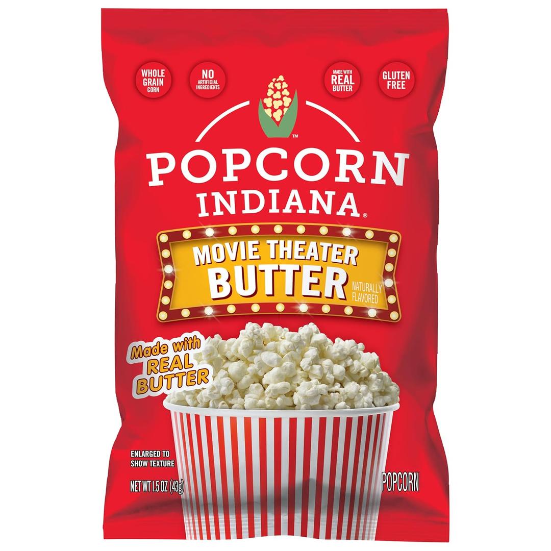 Popcorn Indiana Movie Theater Butter, King Size Single Bag, 1.5 Oz, BBD April/17/2026 