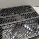 PELONIS 20 Inch Box Fan  3 Speeds, 25ft/s, Floor Fans, Superior Air Throw (2295 CFM), Lightweight, 5 Blades, Portable & Durable for Bedroom, Office, Living Room, Garage (Grey)