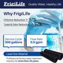 RWF5800A Refrigerator Water Filter Replacement for Frigidaire EPTWFU01 Pure Source Ultra II, Pure Source Ultra 2, EWF02, SCWFTCTO, CLCH128 GP006 DE022 and Pure Air Ultra 2 Air Filter 2 Combo