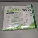 COZIA Merino Wool Socks for Men & Women Casual Warm Winter Cozy Thermal Socks (Black)