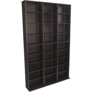 Atlantic Oskar 1080 Media Storage Cabinet Protects & Organizes Prized Music, Movie, Video Games or Memorabilia Collections, PN 38435714 in Espresso : Everything Else
