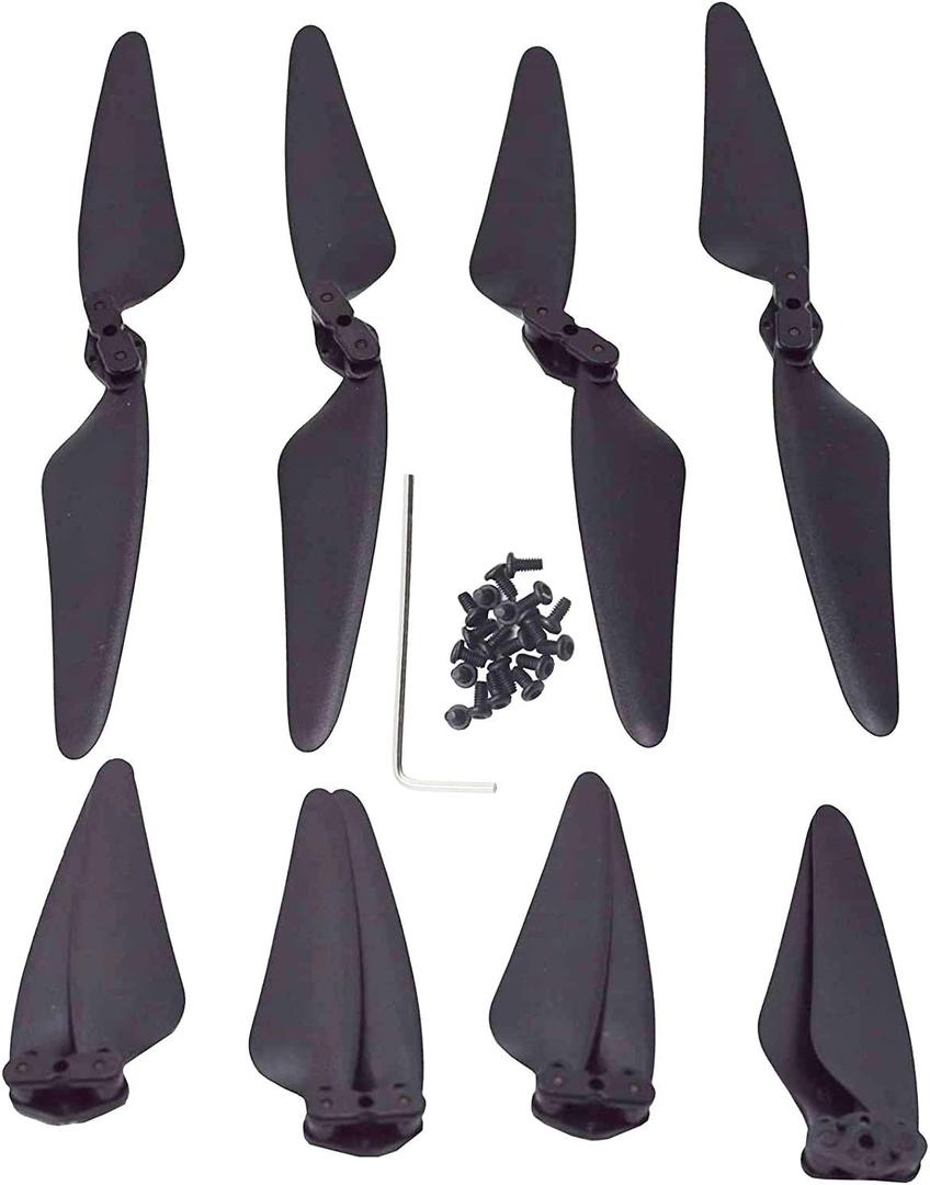 Blomiky 8 F11 Foldable Propellers Props for F11 2-Axis Gimbal and F11GIM SJRC F11 DE22 4K Pro F11 Pro and F24 Pro F35 RC Quadcopter Drone F11 Blades 2 Set