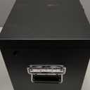 Lockable Car/RV/Marine Battery Box, Adjustable Steel Battery Relocation Kit for Trailer, Boat, Trolling Motor, Kayak (Group 24-31 Black)