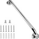 supregear Bathroom Grab Bar Rail, 20 Inch 304 Stainless Steel Bathroom Handle, Safety Handle, Indoor/Outdoor Auxiliary Handle for Kitchen Bedroom Bathtub, Shower and Steps