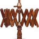 Wooden Yarn Winder for Knitting and Crocheting, Rosewood Swift Hand Operated Large Yarn Ball Winder, Heavy Duty Table Top Swift