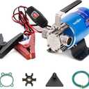 12V Portable Electric Utility Water Transfer Pump, with ON/OFF Switch and Suction Hose Kit