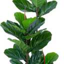 YEPDIN Artificial Fiddle Leaf Fig Tree 5FT Faux Fiddle Leaves Fig Tree Artificial Plants in Pot for Indoor Outdoor Fake Tree Plants