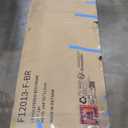 Novilla Full Size Bed Frame, Full Bed Frame with Wood Slats Support, Linen Upholstered Pull-Point Headboard, No Box Spring Needed, Heavy Duty Feet, Easy Assembly, Beige