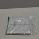 MIMAX Self-Adhesive Baseplates Compatible with DUPLO, Peel-and-Stick Baseplate for DIY Play Table or Wall - 4 Pack (10" x 10") (Light Gray)