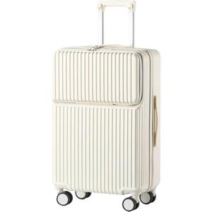 The Front Opening Design of The Carry on Luggage in The Travel Box Is Equipped with A Cup Holder And A Large 360 ° Directional Wheel for The Travel Box,3,26in