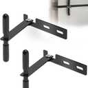 Upgrade 2 Pack Rv Refrigerator Door Latch, Camper Fridge Door Latch, Upgrade Hole Spacing and Handle Length Fit for Most RV Refrigerator doors, Keeps The Doors from Swinging Open While Traveling