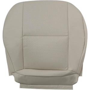 FZJDSD Tan Driver or Passenger Side Bottom Microfiber Leather Seat Cover Compatible with Mercedes Benz C250 C300 C350 2008-2014 Compatible with Mercedes Benz GLK250 GLK280 GLK300 GLK350 2008-2015