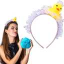 Christmas Headband Cosplay Hair Accessory Funny Headband for Adult Christmas Costume Role Play Carnival Party