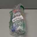 12PCS Christmas Necklace Light Up, 3 Modes Bead Chain Christmas Accessories, 4 Colors Bulk Bead Necklace, Xmas Party Favors for Ugly Sweater Parties Holiday Celebrations, Festive Gift Supplies