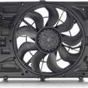 AUTOKAY Engine Cooling Radiator Condenser Fan Assembly Compatible with Chevy Chevrolet Equinox for GMC Terrain 2018 2019