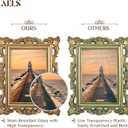 AELS 4x6 Inch Vintage Picture Frame, Elegant Antique Photo Frames with Glass Front, Photo Display, Tabletop Wall Hanging, Gift Ideas