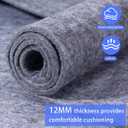 Extra Large Area Rug Cushioned Pad, 9x12 Ft 1/2Thick Felt Pad for Hardwood Floors, Keeps Rug in Place Soft