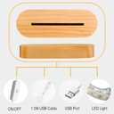 Jesus Cross 3D Night Light, Christian Gifts for Boys Girls, Christmas Gift Warm White Wooden Handmade, The Lord Desk Lamps Room Home Decor Xmas Birthday Easter Cross Gifts