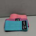 WALITO Resistance Bands for Working Out, Fabric Exercise Bands for Legs and Butt, Workout Bands for Women and Men, Booty Band for Yoga Starter Set, Pilates, Rehab, Fitness and Home Workout (1.Pink,Aqua,Purple)