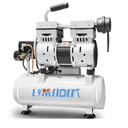Air Compressor, Ultra Quiet, Only 60dB, 2 Gallon Steel Air Tank, Oil Free, 2.5 CFM at 90 PSI, Fast 14s Recovery Time, Ideal For Shop, Garage, Nail Gun, Pneumatic Tools, 1HP
