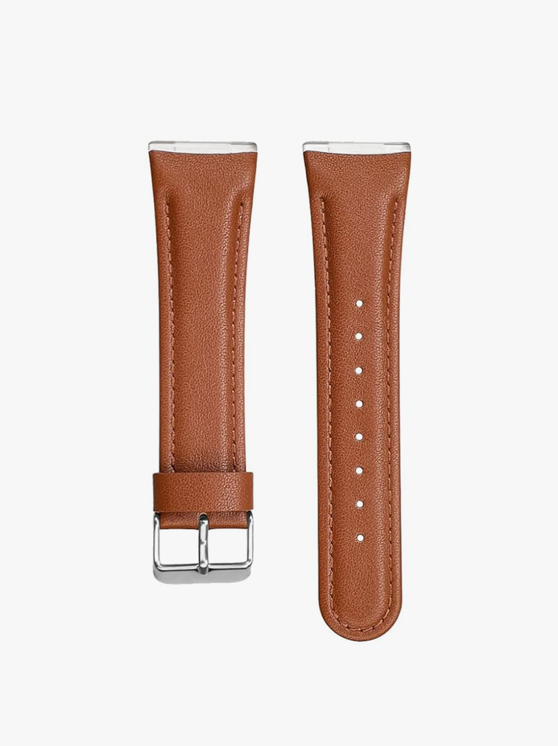 Compatible for Fitbit Versa 3- Adjustable strap Watch Strap Genuine Leather Vintage Watchband
