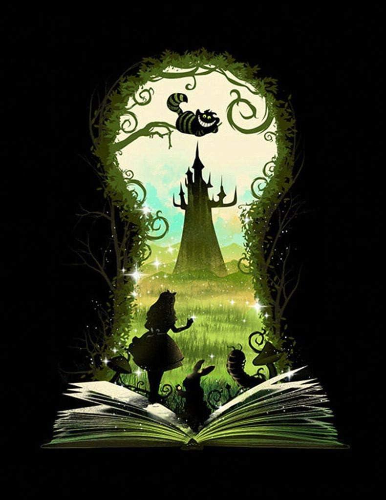 SUKIMI 5D DIY Diamond Art Painting 12X16 inches Full Round Drill Rhinestone Embroidery for Wall Decoration