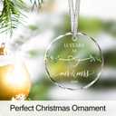 15 Year Anniversary Crystal Gifts Ornament,Crystal Gifts for 15th Anniversary,15th Wedding for Couples 2025,15 Years Married Gift Valentines Gift for Wife Husband