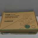 Bathroom Faucets for Sink 3 Hole, Hurran 4 inch Matte Black Bathroom Sink Faucet with Pop-up Drain and 2 Supply Hoses, Stainless Steel Lead-Free Centerset Faucet for Vanity RV, 2 Pack