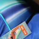 Big Joe Kona Hammock No Inflation Needed Pool Lounger with Headrest, Quick Draining Fabric, 4 feet Big (Blurred Blue)