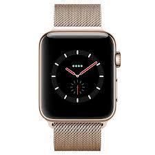 Stainless Steel Band for 38 & 40mm Apple Watch. Gold