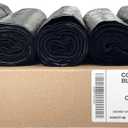 Ultrasac Heavy Duty 55 Gallon Black Trash Bags - (Value 50 Pack) - 1.5 MIL equivalent Industrial Strength Plastic 37" x 54" for 50-55 Gal Cans -Fits Toter, Rubbermaid Brute, Carlislie Bronco etc.