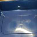IRIS USA Cat Litter Box XX-Large Open Top with High Sided Walls Tall Scatter Shield Scoop Included Easy Clean Plastic Pan for Big Cats Kittens Multi-Cat Households 30"L x 20"W x 14"H Navy