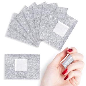MAYEEN Nail Foil 300PCS Gel Nail Polish Remover Foil Nails Wraps With Larger & Thicker Cotton Pad Nail Polish Remover Soak off Foils For Nails Professional Nail Wraps For Gel & Acrylic Removal
