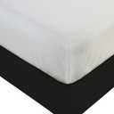 BLISSFORD Plastic Mattress Protector - Heavy Duty, Fitted Vinyl - Cot Cover for Bedwetting Adult, Child or Pet, 100% Waterproof Fitted Sheet Style Plastic Mattress Cover - 30" x 75"
