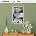 MCS Studio Gallery 11x17" Picture Frame Gray Woodgrain, Rectangle Photo Frame for Photos, Posters & Art Prints (1-Pack)
