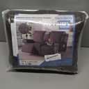 TAOCOCO 100% Waterproof Loveseat Recliner Couch Covers with Console,Double Reclining Couch Cover Non-Slip Sofa Slipcovers Washable,Furniture Protector Covers for Dog,Pets(2 Seater,Chocolate)