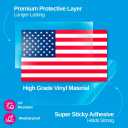 6 x Oval Thank You Elon Sticker (Support Ukraine Starlink Vinyl Decal for Cars Trucks and SUVs (3 x 5 Inches)