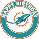 7.5 miami Basketball Cake Topper – Round Edible Birthday Cake Decorations, Happy Birthday Cake