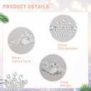 9 Pieces Dog Tiara Crown Hair Clips Pet Crystal Rhinestone Barrette Clips for Dog Puppy Ear Clear Doggie Crown Pet Grooming Hair Accessories for Pet Girl, 9 Styles(Vivid Style)